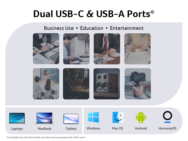 usb 2 đầu type-a và type-c acer ut300