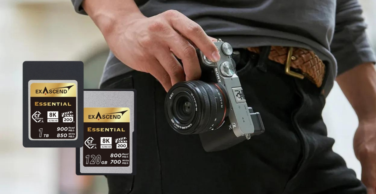 thẻ nhớ exascend essential cfexpress type-a 8k raw