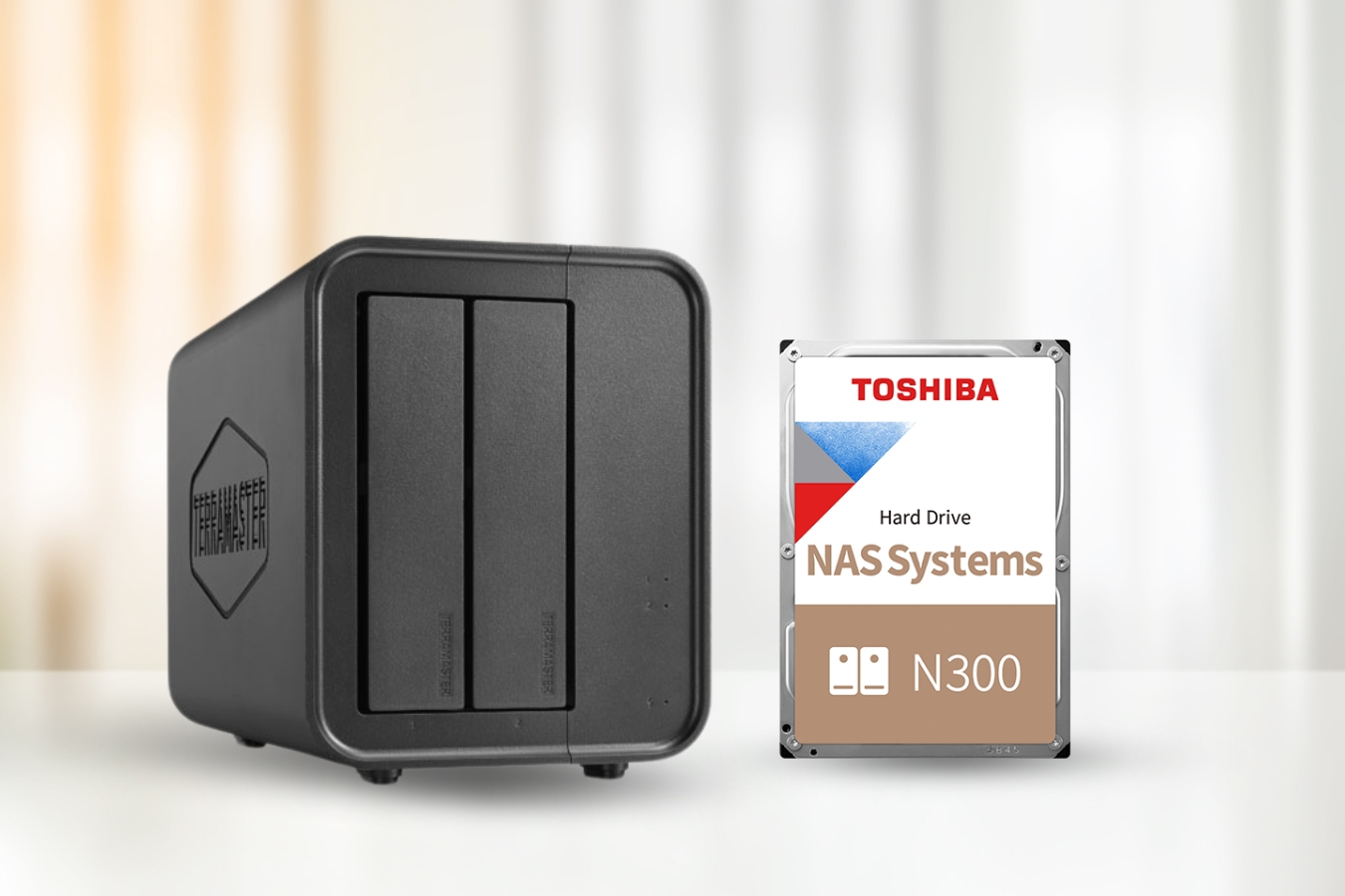 combo thiết bị lưu trữ das d2-320 kèm ổ cứng toshiba n300 6tb