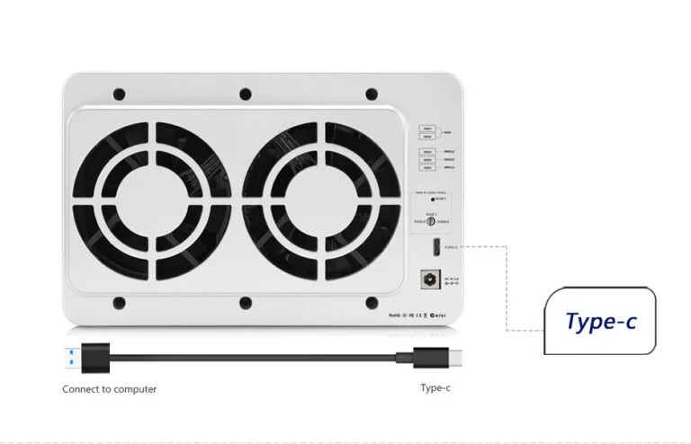 das terramaster f5-300c usb type-c