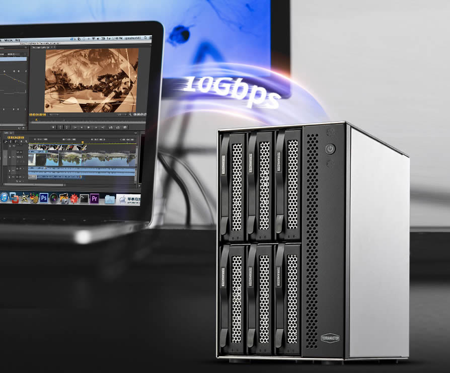 das 6 bay terramaster d6-320 usb 3.2 gen 2 10gbps