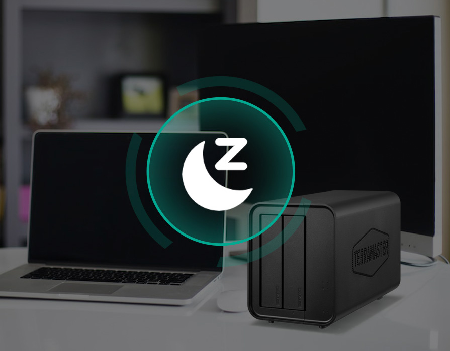 das 2-bay terramaster d2-320 chế độ sleep