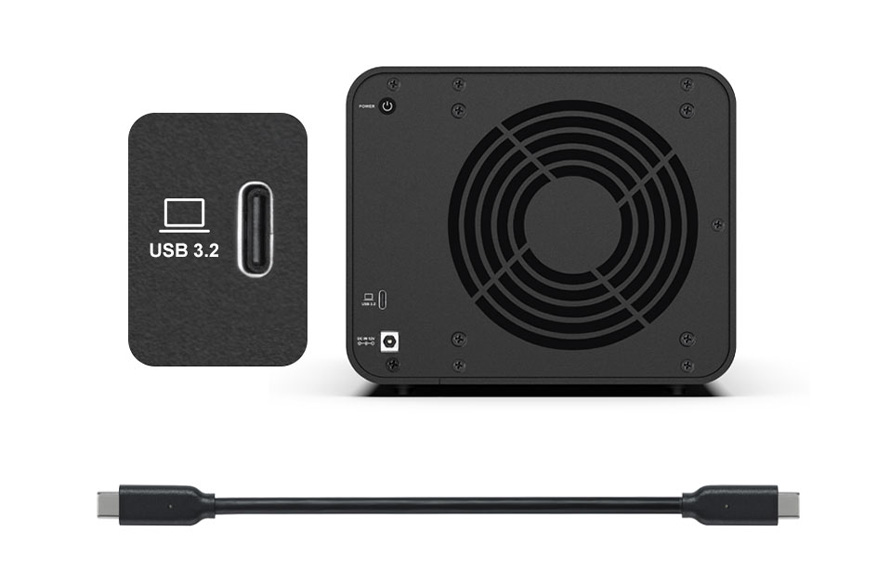 das terramaster d4-320 cổng usb-c