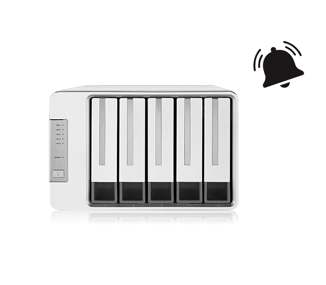 das terramaster d5-310 tính năng cảnh bảo rủi ro