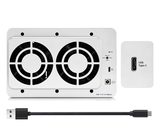 das terramaster d5-310 5-bay 5 cổng usb-c