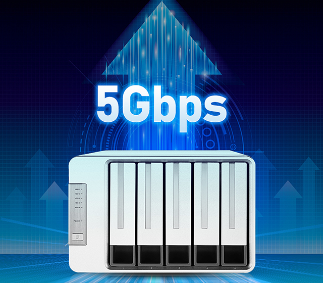 das terramaster d5-310 5 khay chính hãng 5gbps