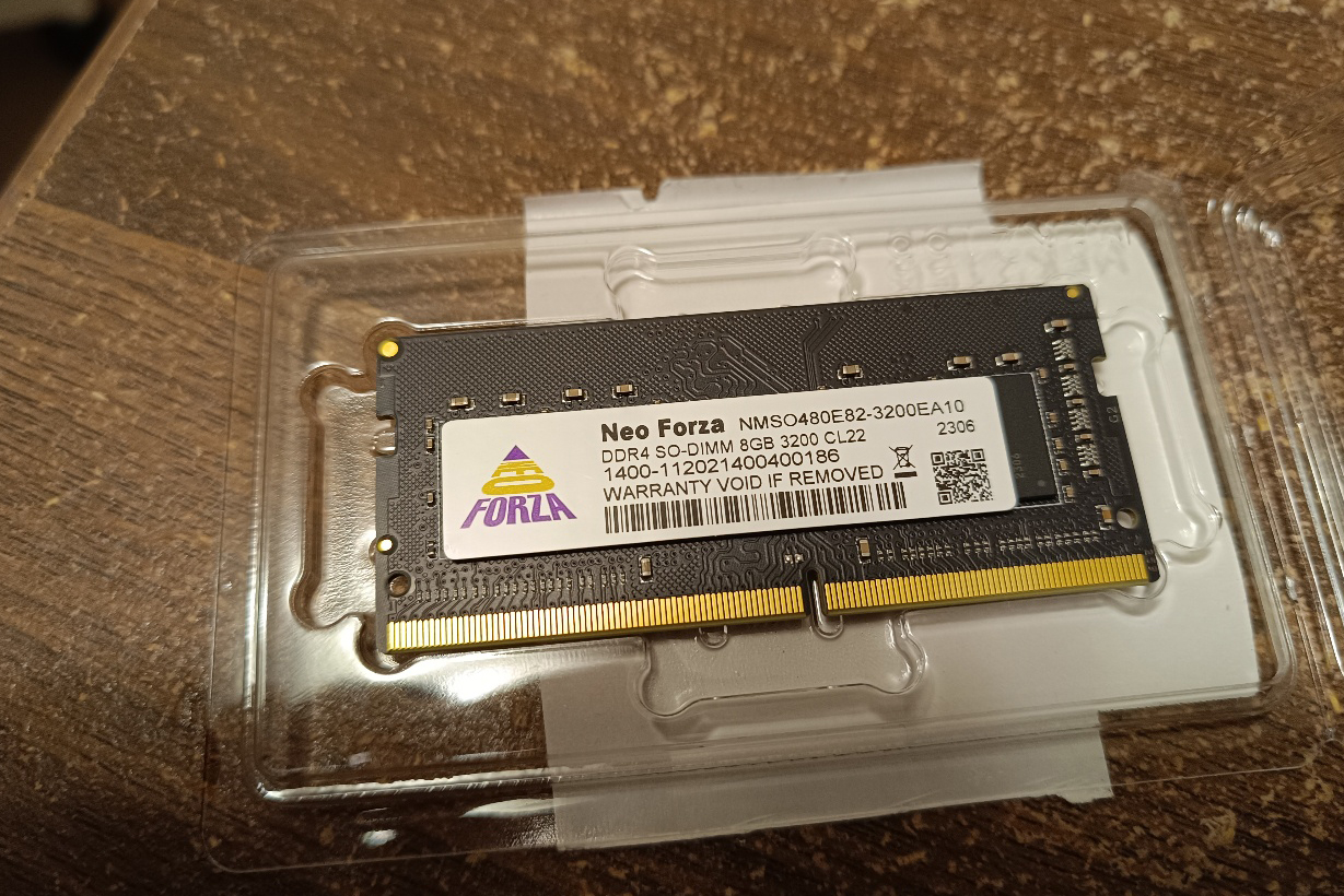 dram ddr4 neo forza sodimm 3200mhz 8gb