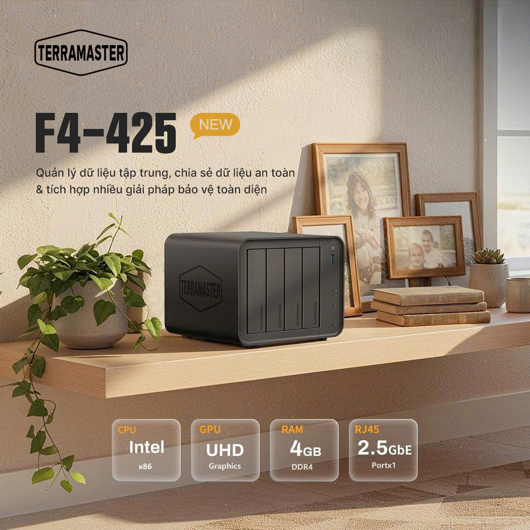nas terramaster f4-425 mới