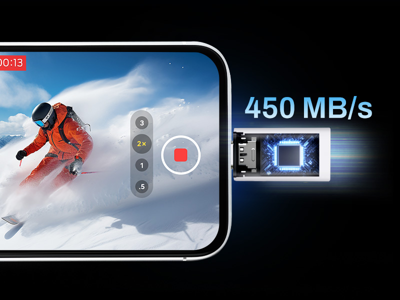 biwin ud400 flash usb type-c 450 MB/s