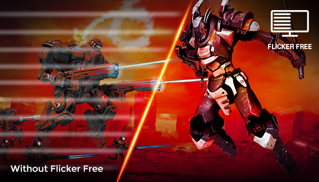 màn hình aoc chống nháy