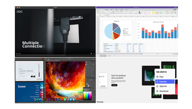 phần mềm screen plus màn hình aoc