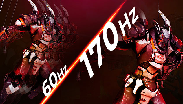 màn hình gaming aoc 170hz