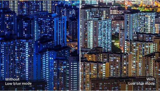 man hinh philips cong nghe giam anh sang xanh