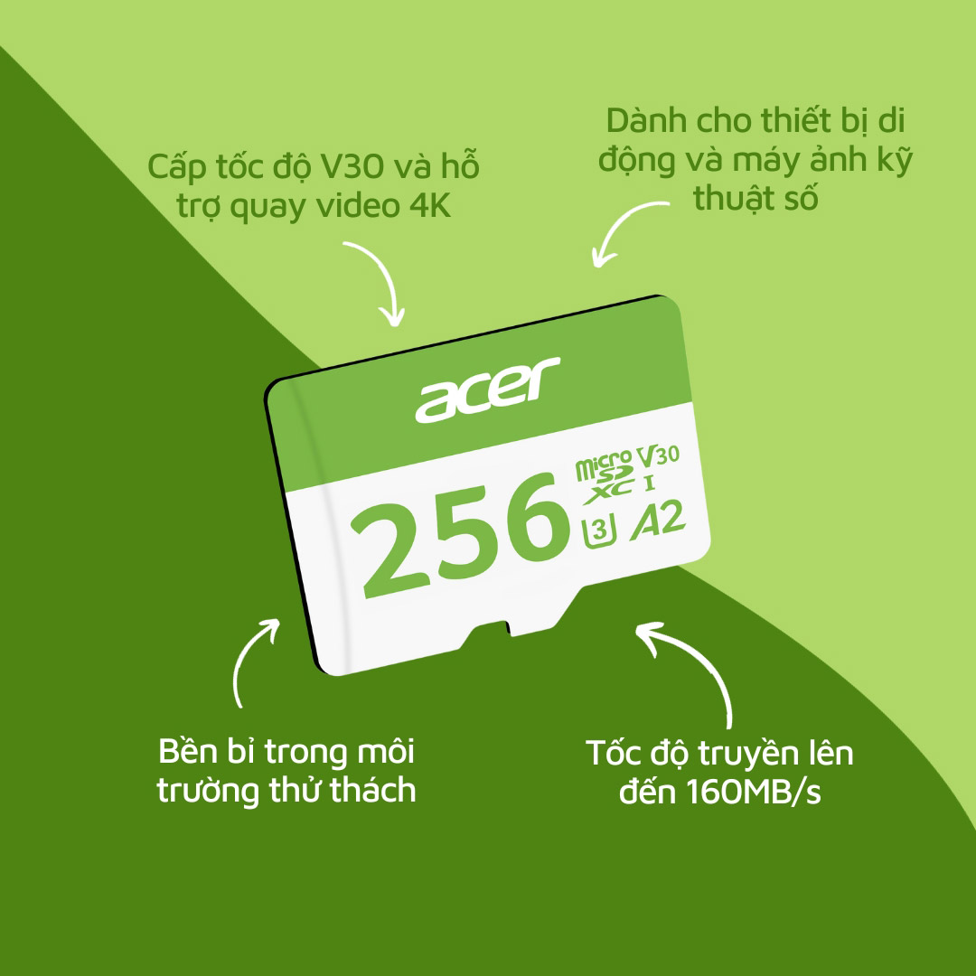 thẻ nhớ microsd acer msc300