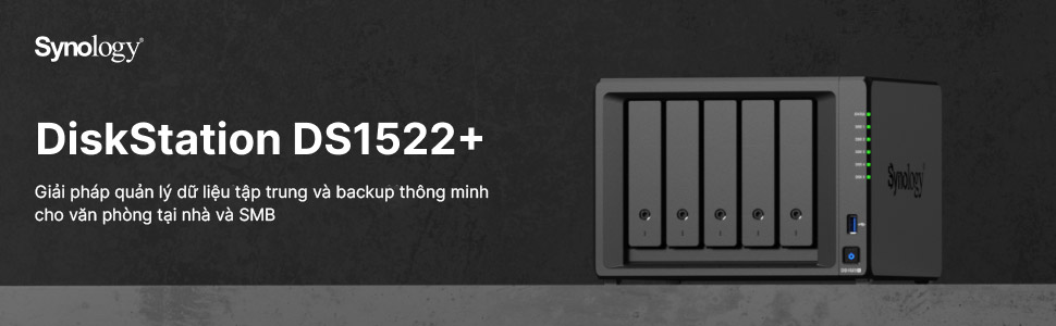 nas 5-bay synology diskstation ds1522+