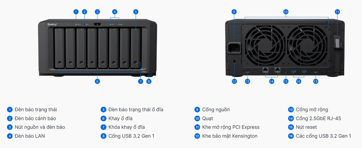 nas synology diskstation ds1825+ hướng dẫn sử dụng
