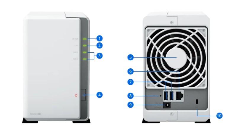 nas synology diskstation ds223j