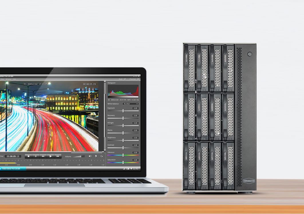 nas terramaster t12-450 12 khay chính hãng