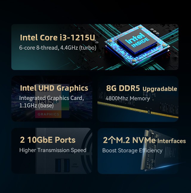 nas terramaster u4-500 server sao lưu tích hợp