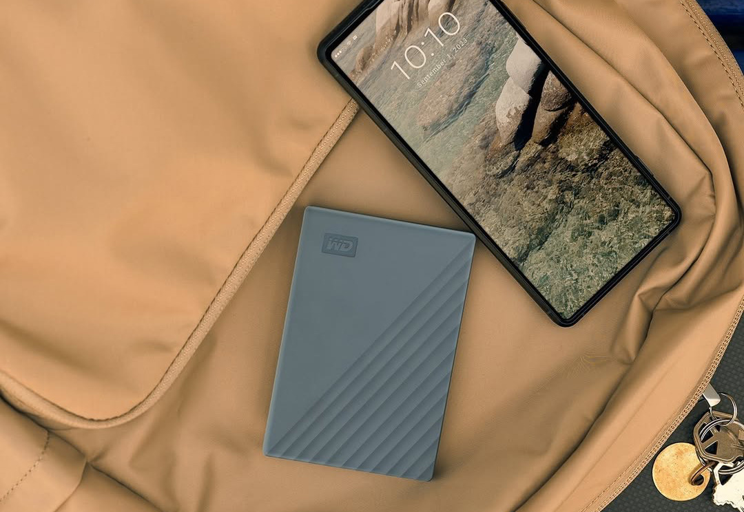 ổ cứng hdd di động wd my passport silicon grey