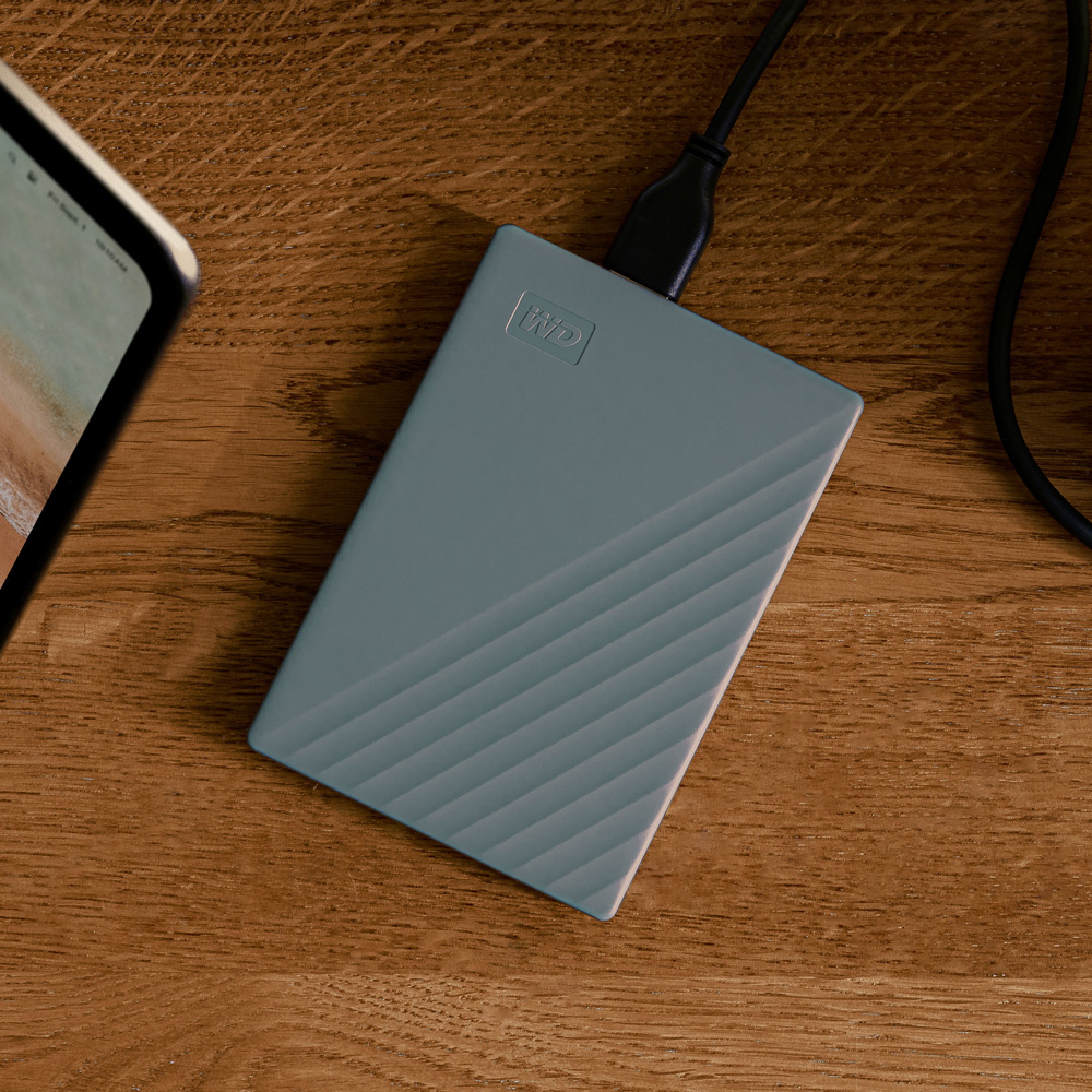 ổ cứng hdd di động wd my passport silicon grey