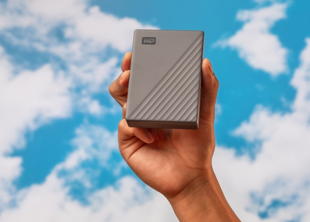 ổ cứng hdd di động wd my passport silicon grey