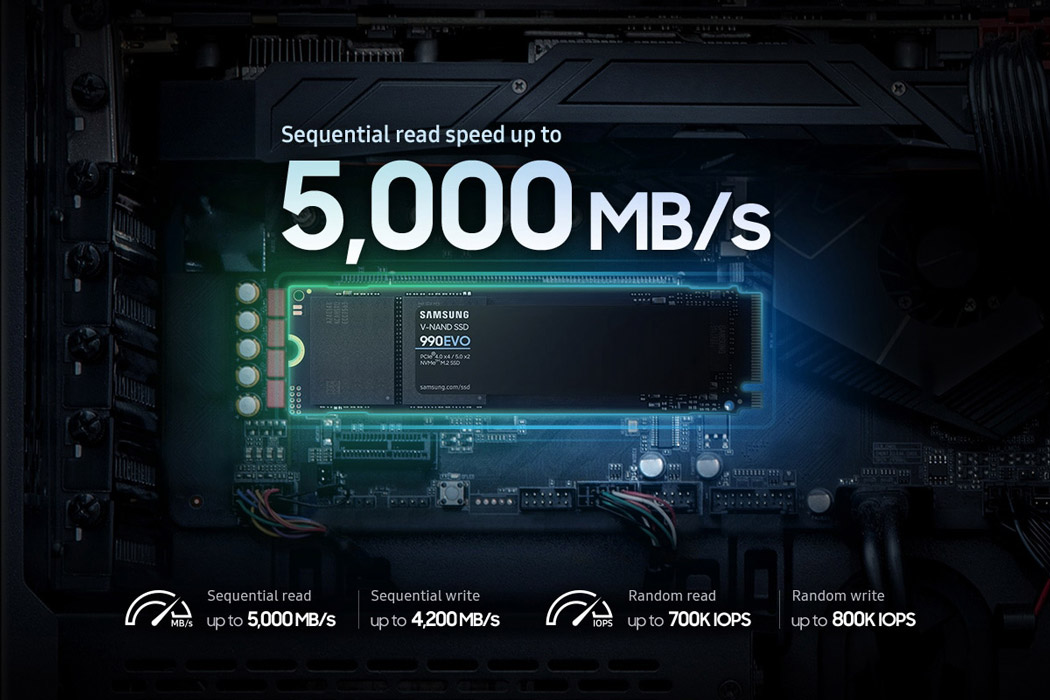 ổ cứng ssd samsung 990 evo mới