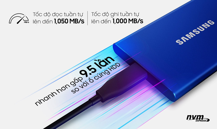 ổ cứng ssd di động samsung t7