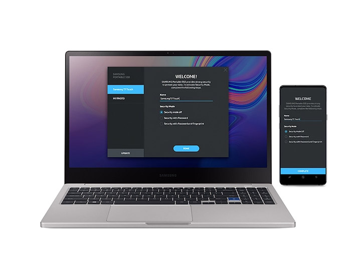 phần mềm quản lý ổ cứng ssd samsung t7