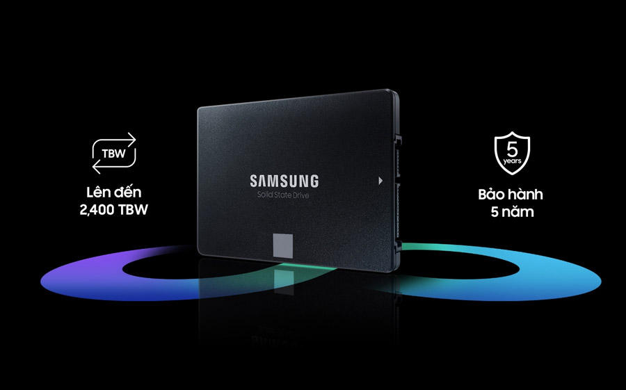 ổ cứng ssd samsung 870 evo bảo hành 5 năm