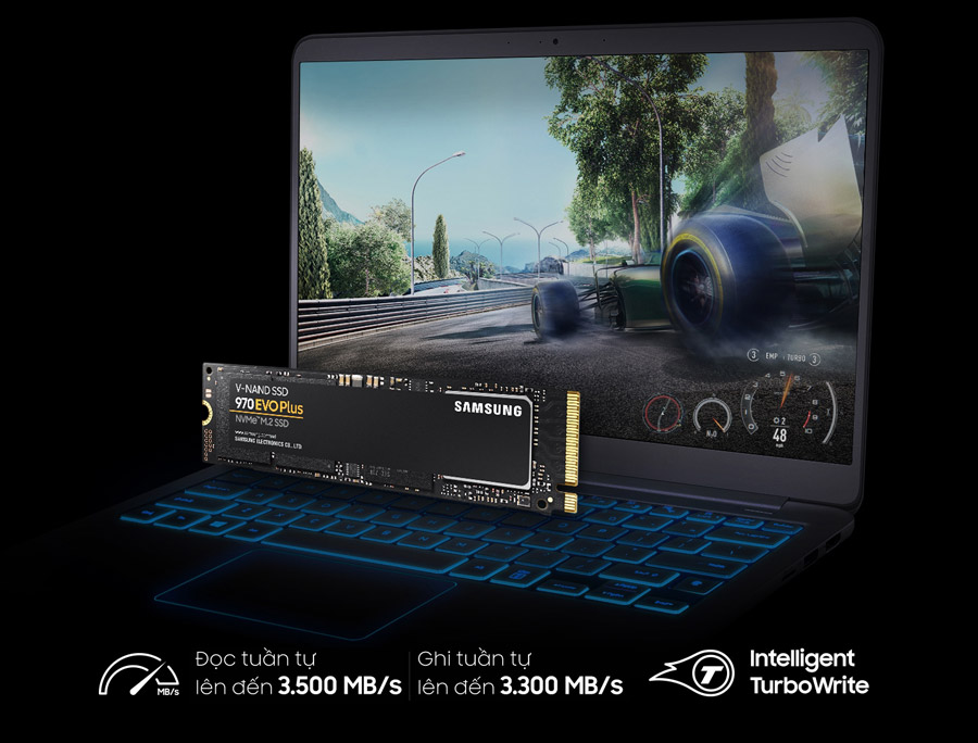 ổ cứng ssd samsung 970 evo plus tốc độ 3500mbps