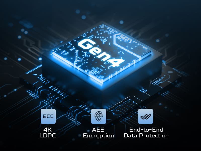 ổ cứng ssd predator gm7000 heatsink pcie 4.0 nvme