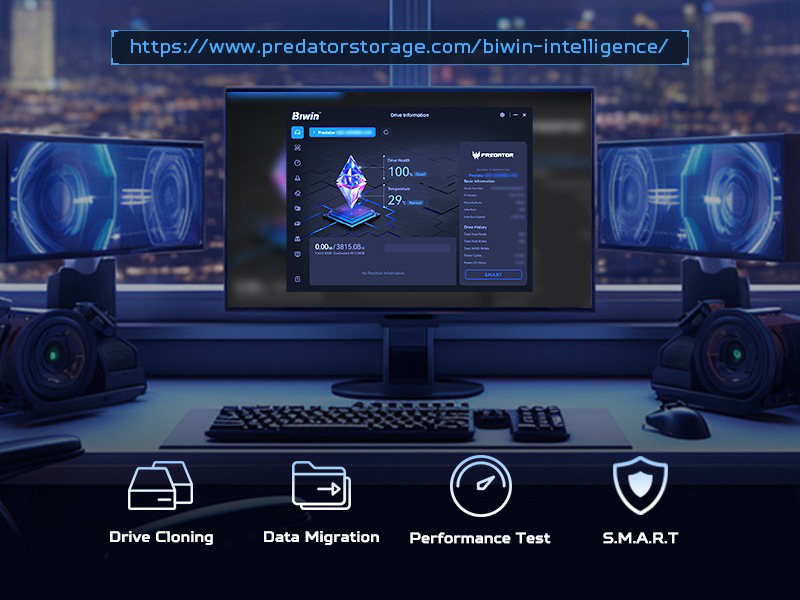 ổ cứng game ssd di động predator gp30 usb-c chính hãng