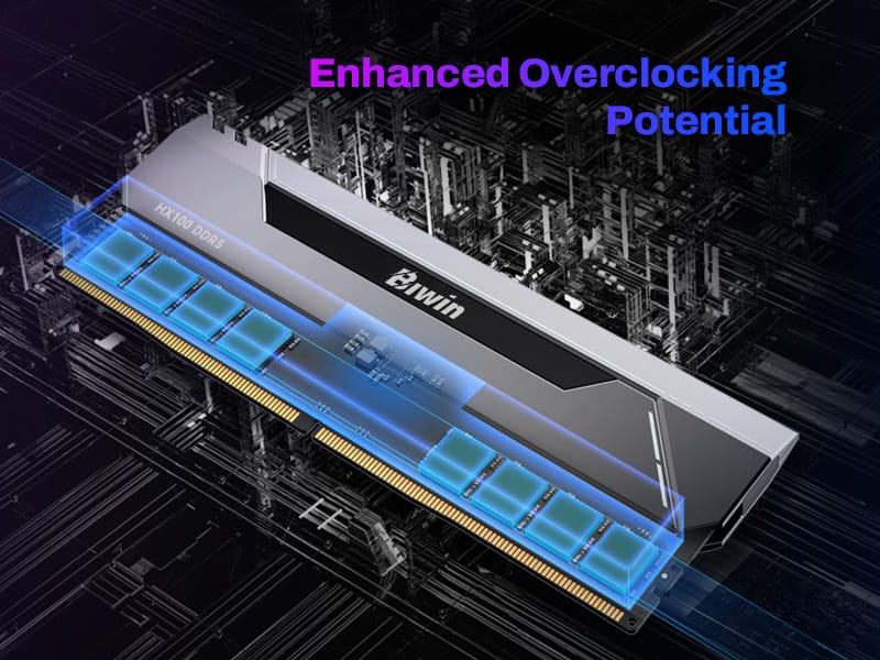 ram biwin black opal hx100 ddr5 heatsink chinh hang