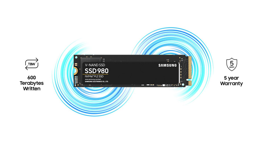 samsung 980 ssd bảo hành 5 năm