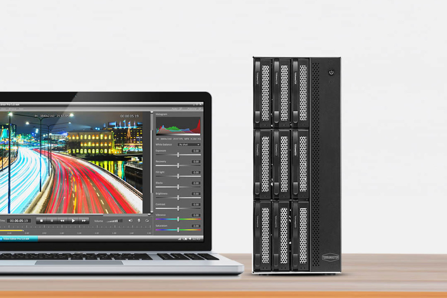 server lưu trữ mạng nas terramaster t9-450 chính hãng