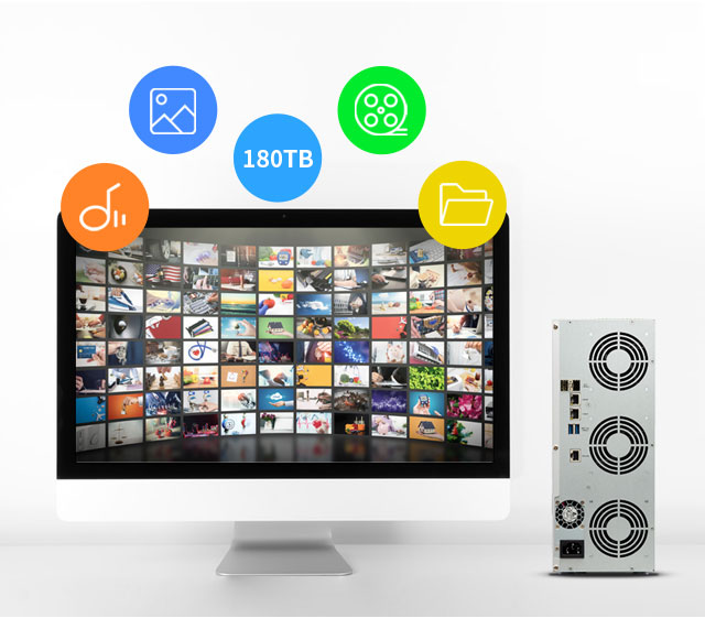 server lưu trữ mạng nas terramaster t9-450 chính hãng