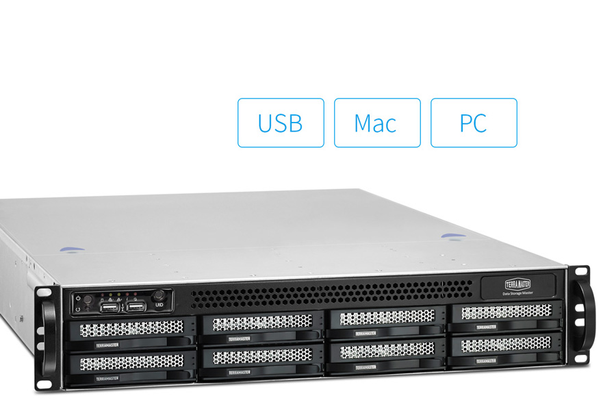 server lưu trữ mạng nas terramaster u8-722-2224 8 khay