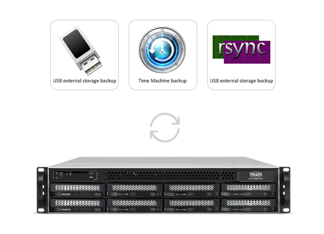 server lưu trữ mạng nas terramaster u8-722-2224 8 khay