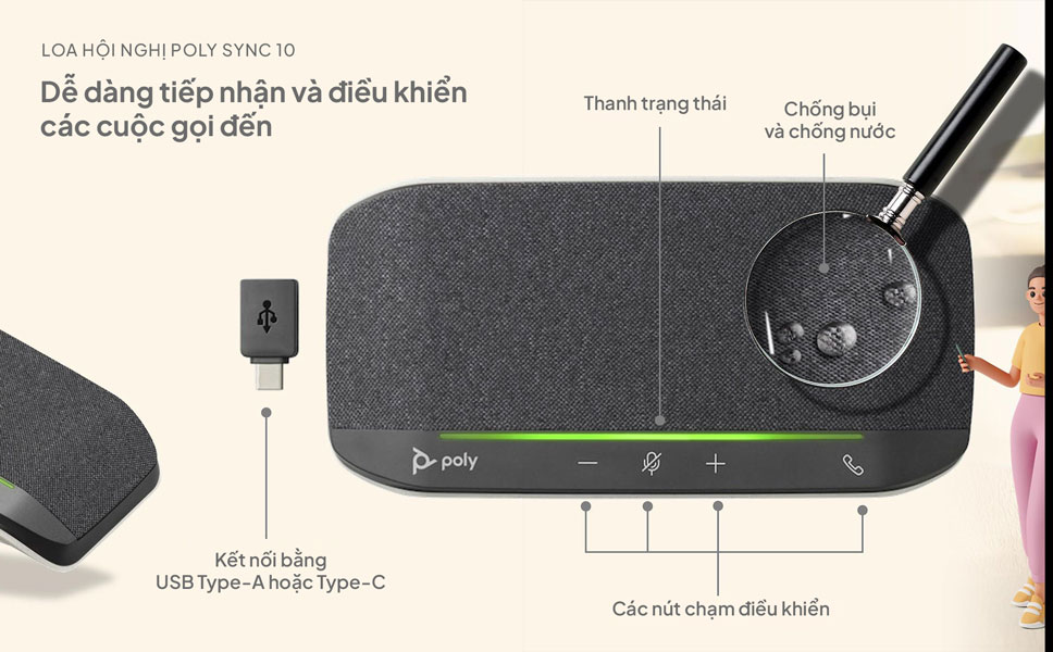speakerphone poly sync 10