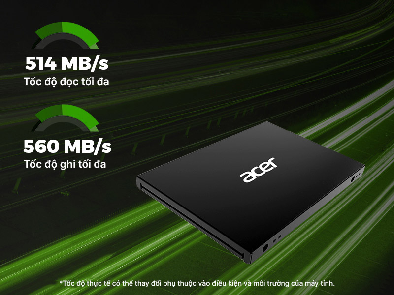 ssd acer re100 sata 3 2.5 inch 514mbps