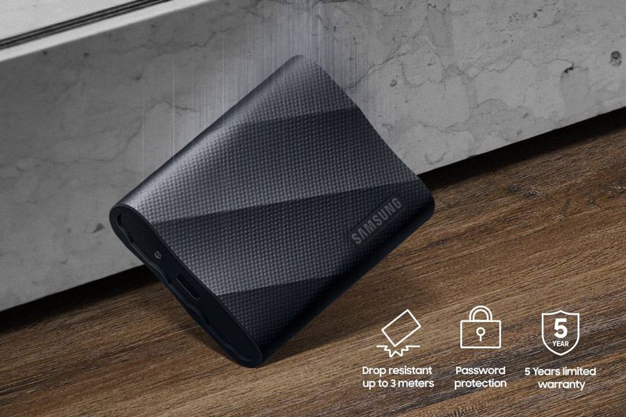 ổ cứng samsung t9 ssd di động chống rơi vỡ