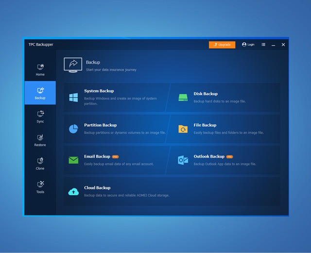 Công cụ sao lưu TPC Backup của TerraMaster
