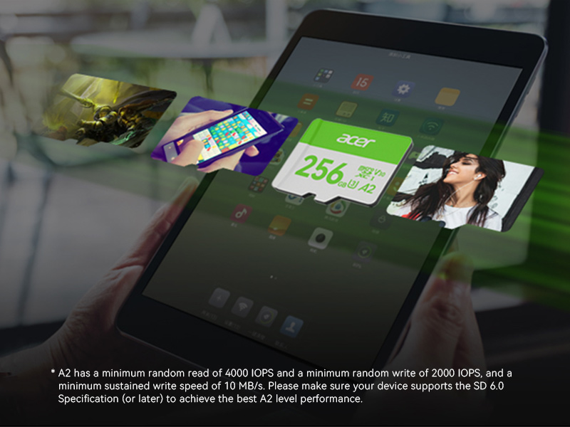 thẻ nhớ microsd acer msc300 chuẩn a2