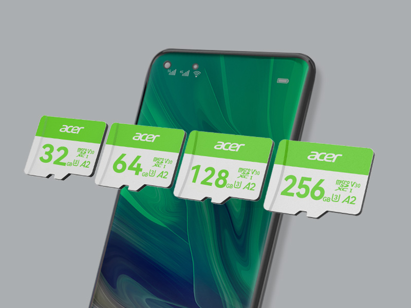 thẻ nhớ microsd acer msc300 dung lượng 32gb đến 256gb