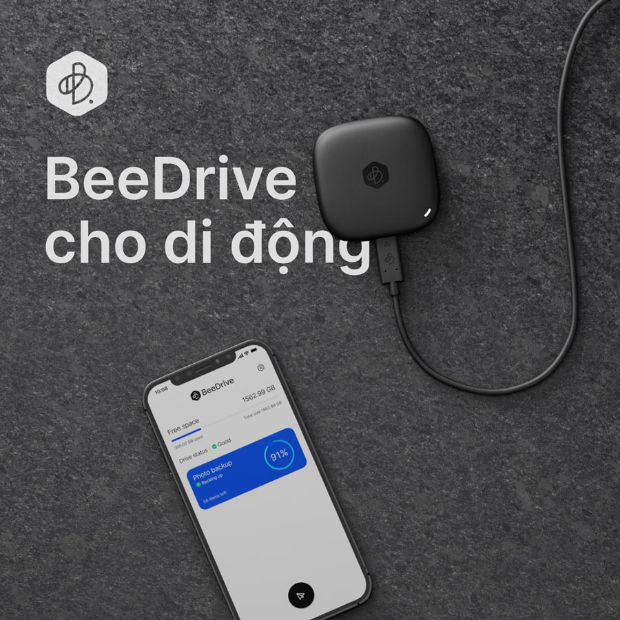 ứng dụng beedrive dành cho điện thoại di động