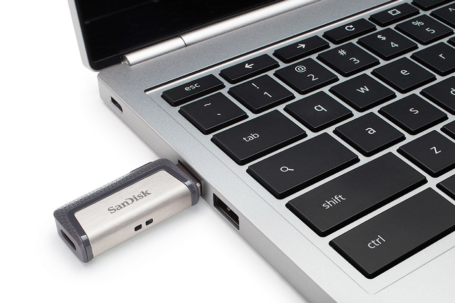 usb 2 đầu type-c và type-a sandisk