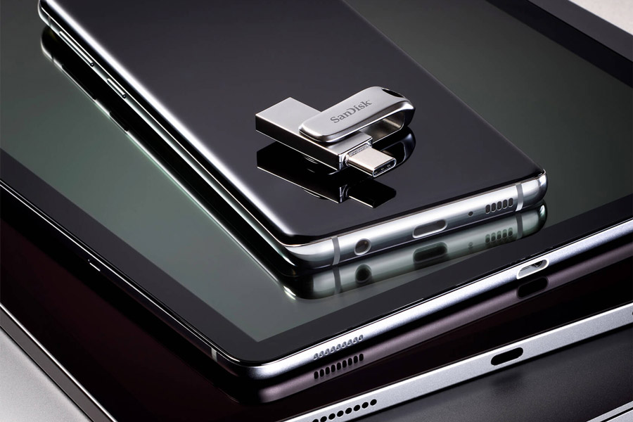usb sandisk ultra dual drive luxe type-c/a 2 đầu