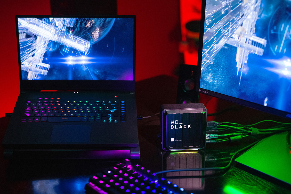 ổ cứng game ssd nvme wd_black d50 thunderbolt 3
