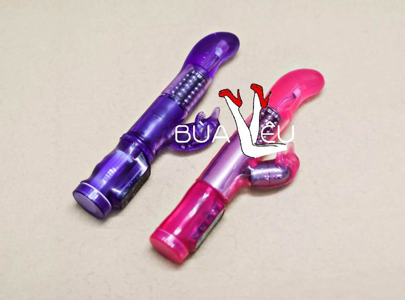 Dương vật giả rung xoay bi đầu cong 12 chế độ